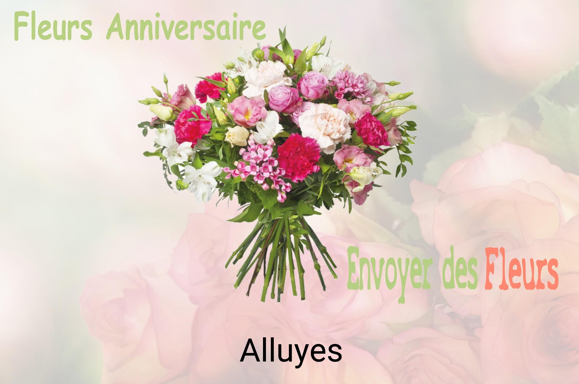 Bouquet de fleurs d’anniversaire livré à Alluyes